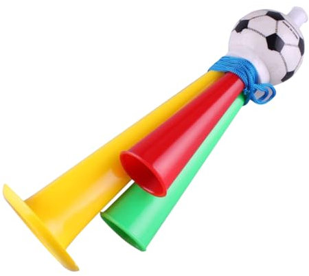 Abaodam 6stücke Teiliges Kunststoff Trompete Lautstarkes Jubelspielzeug Für Sportveranstaltungen Karneval Fasching Party Stimmungsmacher Fans