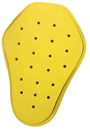 Folpus Almohadilla de protección posterior de la espalda de la chaqueta de motocicleta Reemplazar directamente la instalación fácil de los hombres
