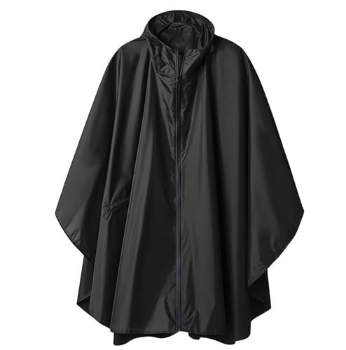 anneratteryer 1 st regnponcho herr poncho regn regncape regnponcho dam regn poncho vattentät lätt & packbar för vandring camping med huva och fickor