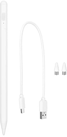EIMSOAH Penne Stilo penna per tablet Penne per Touch Screen Ad Alta sensibilità Palm Rejection, con 2 Punte di Ricambio, per Tutti i Dispositivi Touch Universali lapiz rechazo palma android Styli