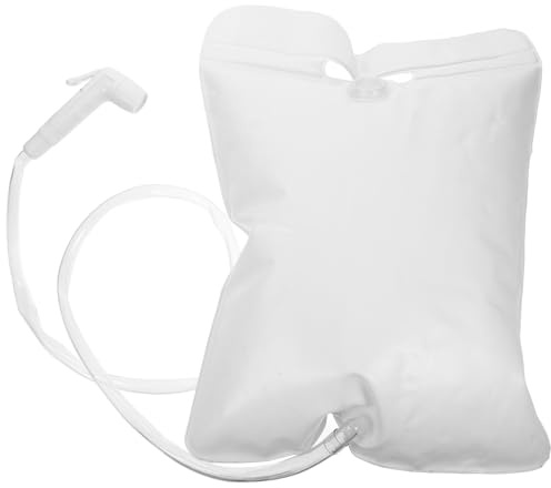 Mipcase Tragbare Campingdusche aus Kunststoff mit Schlauch Großer Wasserspeicher Faltbarer Duschbeutel für Outdoor Wandern und Camping