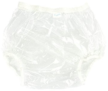 Haian Inkontinenz-Slips aus Kunststoff für Erwachsene, 3er-Pack, Farbe: transparent