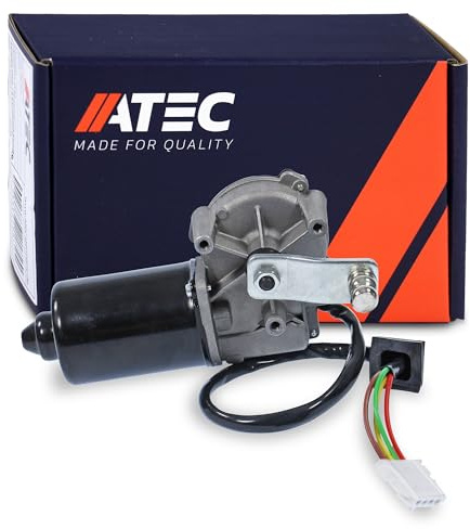 ATEC Germany Scheibenwischermotor 12v vorne, Wischermotor Frontscheibe | Kompatibel mit: MERCEDES-BENZ C-CLASS, C-CLASS Coupe, C-CLASS T-Model, CLK, CLK Cabriolet