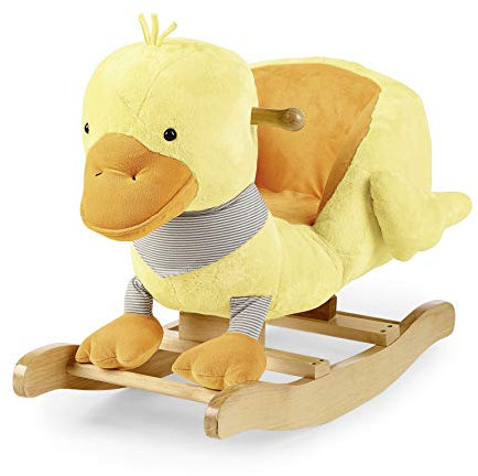 Sterntaler Schaukeltier Ente Edda, Alter: 12-36 Monate, 67 x 36 x 51 cm, Gelb/Orange