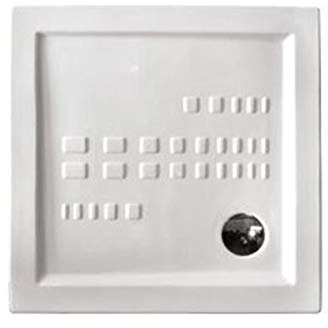 NONAME Piatto Doccia 80x80 cm in Ceramica Altezza 5.5 cm