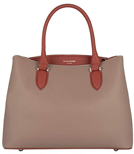 David Jones - Damen Handtasche Elegante - Frauen Henkeltasche Mittelgroß PU Leder - Umhängetasche Shopper Tote Bag Viele Fächer Taschen - Crossbody Bag - Mode Stilvoll Arbeit Trendy Alltags