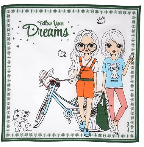 Merrysquare - Kindertaschentücher - 100% Baumwolle - Ca. 30cm - 6 Stücke (Dreams)