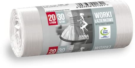 Anna Zaradna Garbage bags BATHROOM 20L 30pcs white