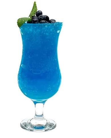 Vikko Hurricane Glasses, Set of 4 Pina Colada Glasses, 13.25 Ounce Cocktails Glasses Set, Durable Dishwasher Safe Party Glass