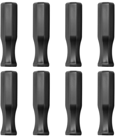 Jikoiuty Accessori per attrezzi da calcio balilla, manopole ottagonali in plastica per piedini standard (8 pezzi)