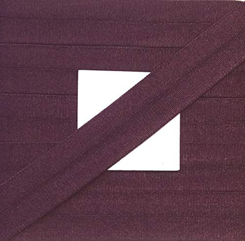 Großhandel für Schneiderbedarf 5 m elastisches Einfaßband 15 mm Bordeaux
