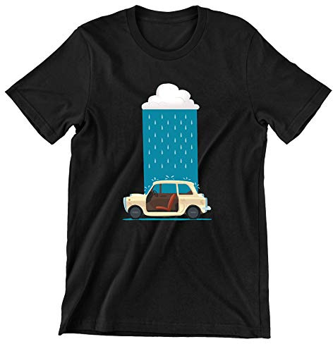 Incidiamo T-Shirt Uomo Film Cult Ugo Nuvola Ugo - Film Cult Italiani - Maglietta Manica Corta Nera Taglia L