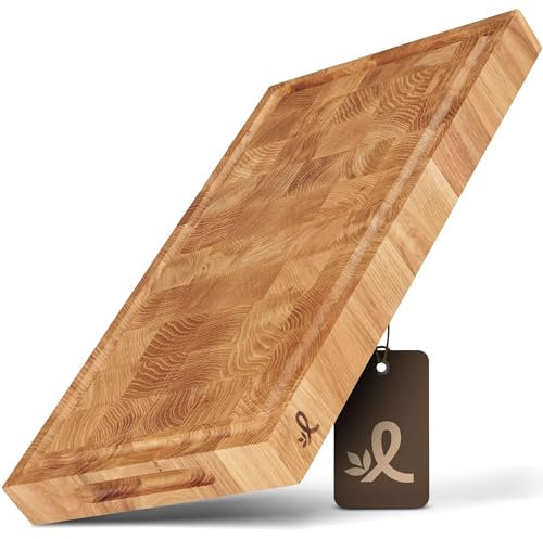 Tabla de cortar rectangular de roble – Tabla de madera para queso – Tabla para servir madera – M