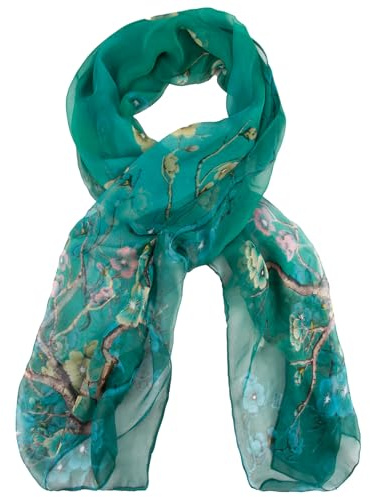 Annlpoy Foulard Donna Sciarpa Elegante in Chiffon per Donna, Sciarpa Leggera e Multifunzionale, Ideale per Ogni Stagione, Perfetta per Abbigliamento Casual e Formale, 160cm x 50cm