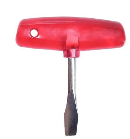 Schlitzschraubendreher, breiter Schlitzschraubendreher, Schraubendreher-Handwerkzeug mit Bell Ergonomic T-Griff, Multibrid-Steckschlüssel