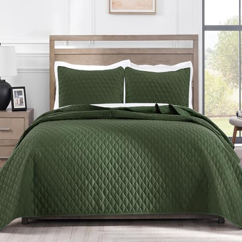 Exclusivo Mezcla Colcha 220×240cm, Suave y Ligera, Reversible Gofrado | Transpirable, para Cama 135/150, Colcha 220 × 240cm, con 2 Fundas de Almohada 50 × 65cm, Lavable a máquina, Toda Estación