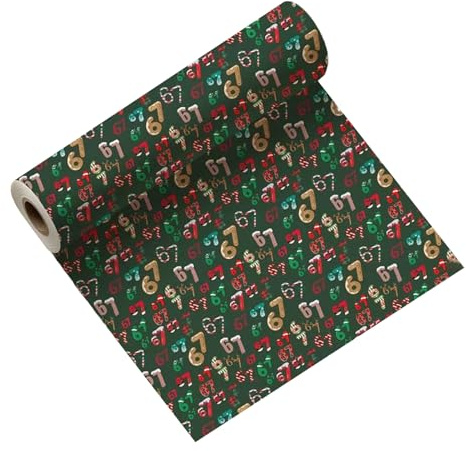 Weihnachts-Geschenkpapierrolle, lustiges Geschenkpapier, 67 Edition, Geschenkpapier, für Freunde, Event-Organizer, Büro, Kollegen, Social Club, Gemeinschaftsgruppen, Geburtstag