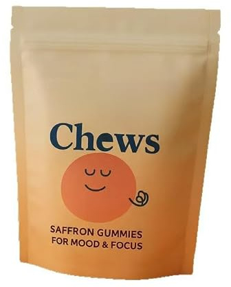 Gomitas, Apoya El Estado De Ánimo, La Calma Y La Concentración, Extracto De Azafrán, Sin Azúcar, Sin Gluten, Vegano, Sin OGM