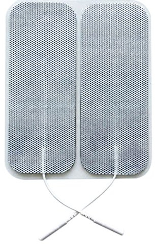 20 Stück selbstklebende Elektroden von der Marke ZEN-QI, 50x130 mm. Wiederverwendbar. Für TENS TIMS EMS Reizstrom-Geräte mit 2 mm-Stecker-Anschluss.