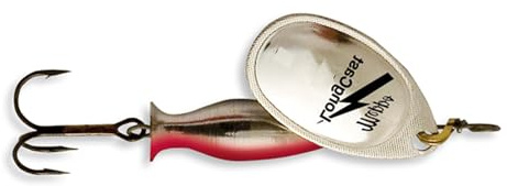 Cuiller Tournante A Palette Ovale - Mepps Aglia Long Cast N°4-17G - Argent