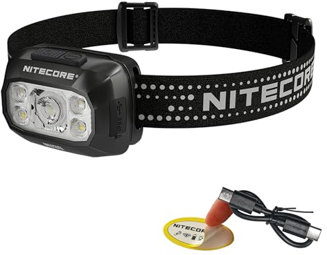 Nitecore NU30 500 Lumen LED Rechargeable Headlamp with White and Red Beams