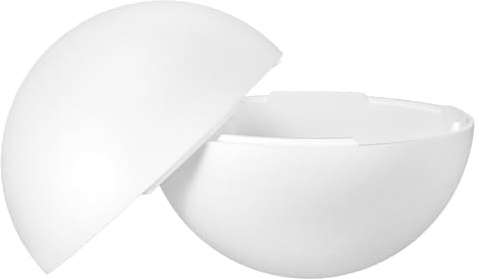 Styropor A100053 - Sfere in polistirolo, 2 pezzi, 500 mm, 1 pezzo, EPS, bianco, 50 cm