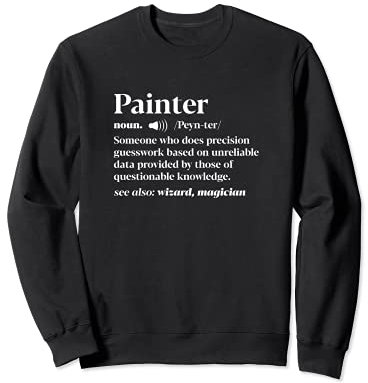 Definición de pintor Artista Artesano Pincel De Pintura Sudadera
