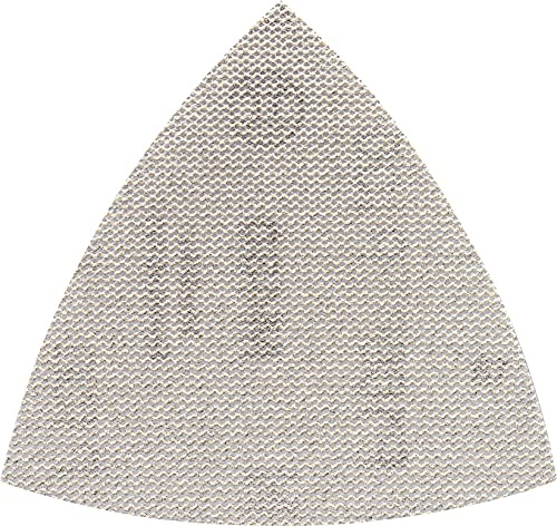 Bosch 5x Abrasif réticulé EXPERT M480 pour ponceuses Delta | pour Peinture sur bois, Bois dur, Ø 93x93 mm Grain 100, Professional Accessoire Ponceuse Delta