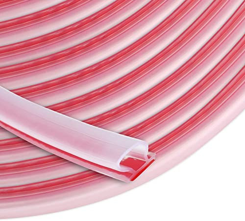 Nastro di tenuta trasparente per porte Nastro di tenuta autoadesivo 10 mm*6 mm /6 m Nastro di tenuta in gomma, impermeabile, porta d'ingresso Guarnizione del telaio della porta Flessibile