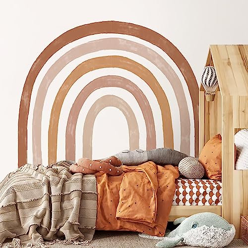 Neukids FABRIC 120x100cm regenbogen wandtattoo,Selbstklebende Wandaufkleber regenbogen wandtattoo Kinderzimmer,kids bedroom Wand Aufkleber Dekoration,wandsticker Kinderzimmer mädchen Babyzimmer Flur