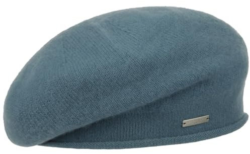 Seeberger Lasuna Kaschmirbaske Baskenmütze Wollbaske Damenbaske Baske (One Size - Royalblau)