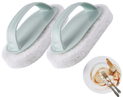 2 Cepillos Para Fregar, Cepillos De Fregado Resistentes Para Limpieza, Cepillos De Limpieza Pequeños, Cepillo Para Fregar Pisos, Cepillo De Mano, Fregador De Mano, Limpieza De Alfombras, Pisos, Baños,