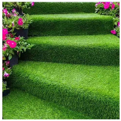 Kunstgras Kunstrasen Kunststoffrasen Für Terrasse, Garten Und Veranstaltungen Kunstrasenmatte, Wetterbeständiger Rasenersatz Für Vielfältige Einsatzmöglichkeiten Im Freien(1x3m)