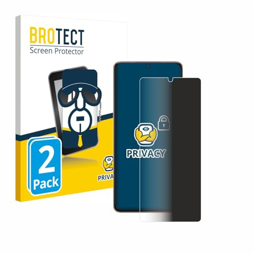 BROTECT 2 Stück Anti-Spy Blickschutzfolie für Samsung Galaxy S21 Ultra 5G Screen Protector [Displayschutz-Folie, Sichtschutz, Blaulichtfilter]