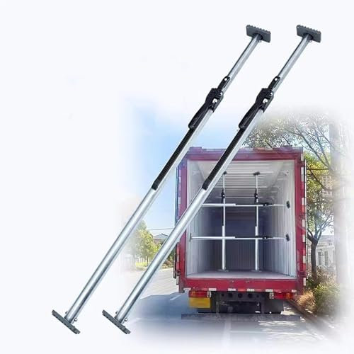 ladungssicherung stange 2er-Pack Ladestangen für Anhänger, robuste Ladestabilisierungsstange aus Stahl mit 882 Pfund Kapazität für Pickup-LKW-Ladefläche, Sattelauflieger, LKW-Ladeflächen-Ladestange(7.