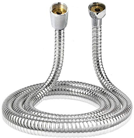 EOTRERANQ Pipe Fittings Accessories 1.5M/2M Shower Hose Stainless Steel Plumbing Hose Shower Tube Head Water Pipe for Bathroom Accessories Shower Head Hose Hose(2M)