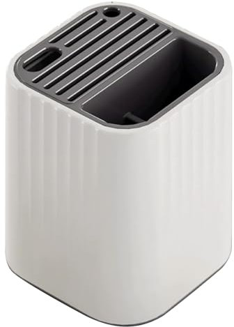 Porte-couteaux rotatif, bloc à couteaux et organisateur, porte-ustensiles de cuisine multifonctionnel, bloc à couteaux rotatif à 360 ° avec fente pour ciseaux, porte-ustensiles
