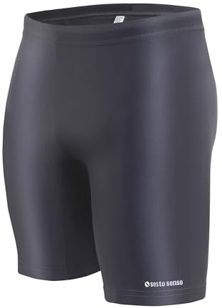 sesto senso herr Jammer badbyxor badshorts långa tajta boxer surfing segling vattensport, grafit, XXL