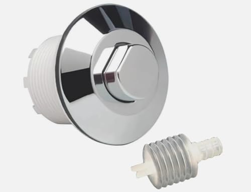 Toilet Flush Air Button 38488000 + Clear Air Bellow for Grohe Adagio Cistern - 43506000