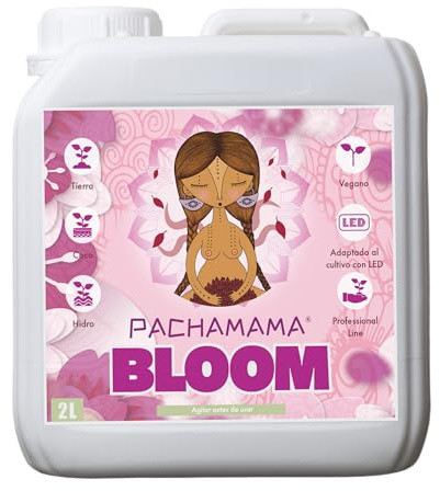 Pachamama Bloom Fertilizante Base Floración | Con Calcio y Magnesio | Para Tierra, Coco e Hidro (2L)