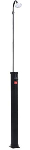 Tomostar Douche Solaire, Douche de Jardin Extérieur Solaire Noir 215 cm 8 L