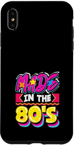 Boombox rétro rétro des années 80 fabriquée dans Les années 80 Coque pour iPhone XS Max