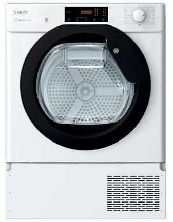 Candy Smart BCTD1 H7A1TBE-80 Integrated Wifi Connected 7Kg Heat Pump Tumble Dryer - Black/White - A+ Rated