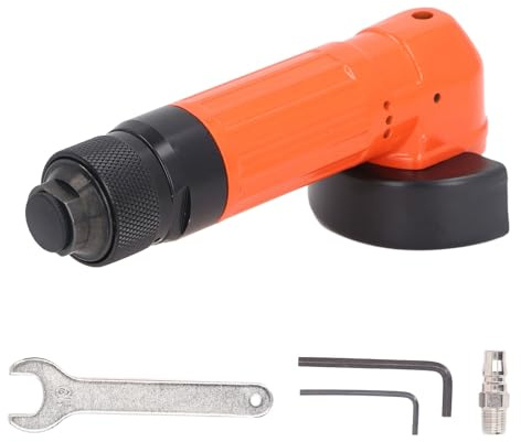 Mtlavishness Herramienta de amoladora angular pequeña, pulidora neumática de aire inalámbrica de 2 pulgadas, herramienta con velocidad sin carga de 15000 rpm, consumo de aire de