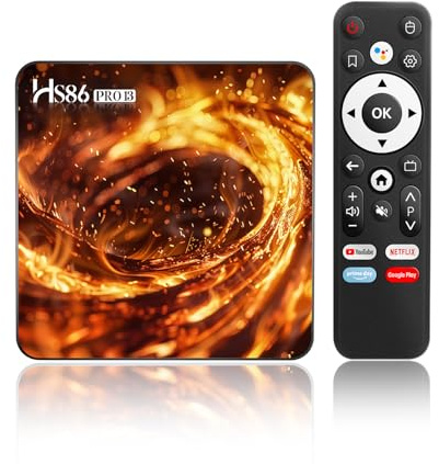 TV Box Android 14.0,Support 2.4/5.0GHz WiFi 10/100M Ethernet BT5.4 8K H.265