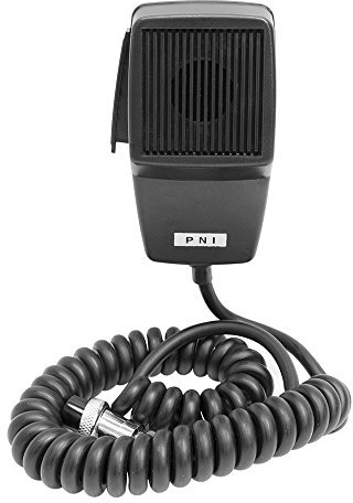 PNI DINAMIC6 6-poliges dynamisches Mikrofon für CB-Radiosender, Schwarz, Dinamic