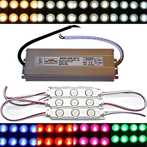 100x LED Injektion Module + 1x 150W Netzteil - Beleuchtung (grün)