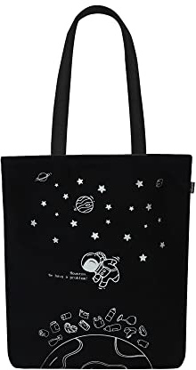 Eco Right Bolsa de lona para mujer, bolsa de hombro de algodón orgánico, bolsa de compras reutilizable para comestibles, bolsas de regalo, bolsa de libros, bolsa de viaje