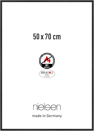nielsen Aluminium Bilderrahmen C2-B1, 50 x 70 cm, Schwarz