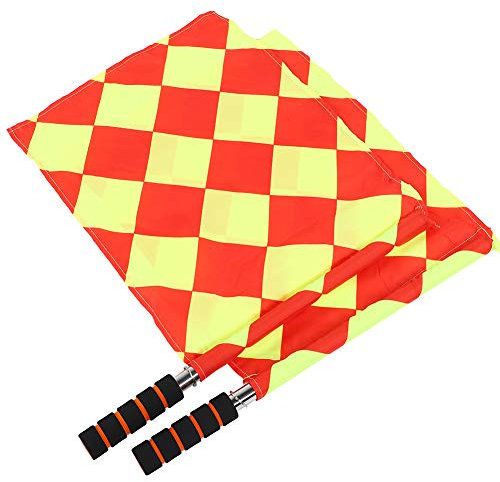 CHICIRIS Schiedsrichter Flagge, Fußball-Schiedsrichterfahne Schiedsrichterfahne Verstellbar für den Außenbereich